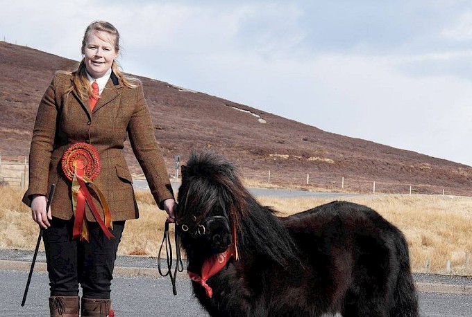 Kerswell Starbuck with Amanda Slater - Supreme Champion