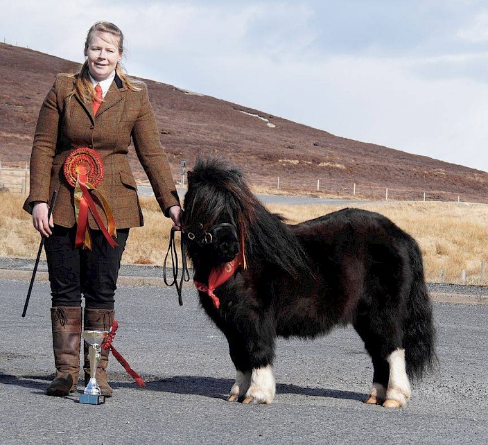 Kerswell Starbuck with Amanda Slater - Supreme Champion